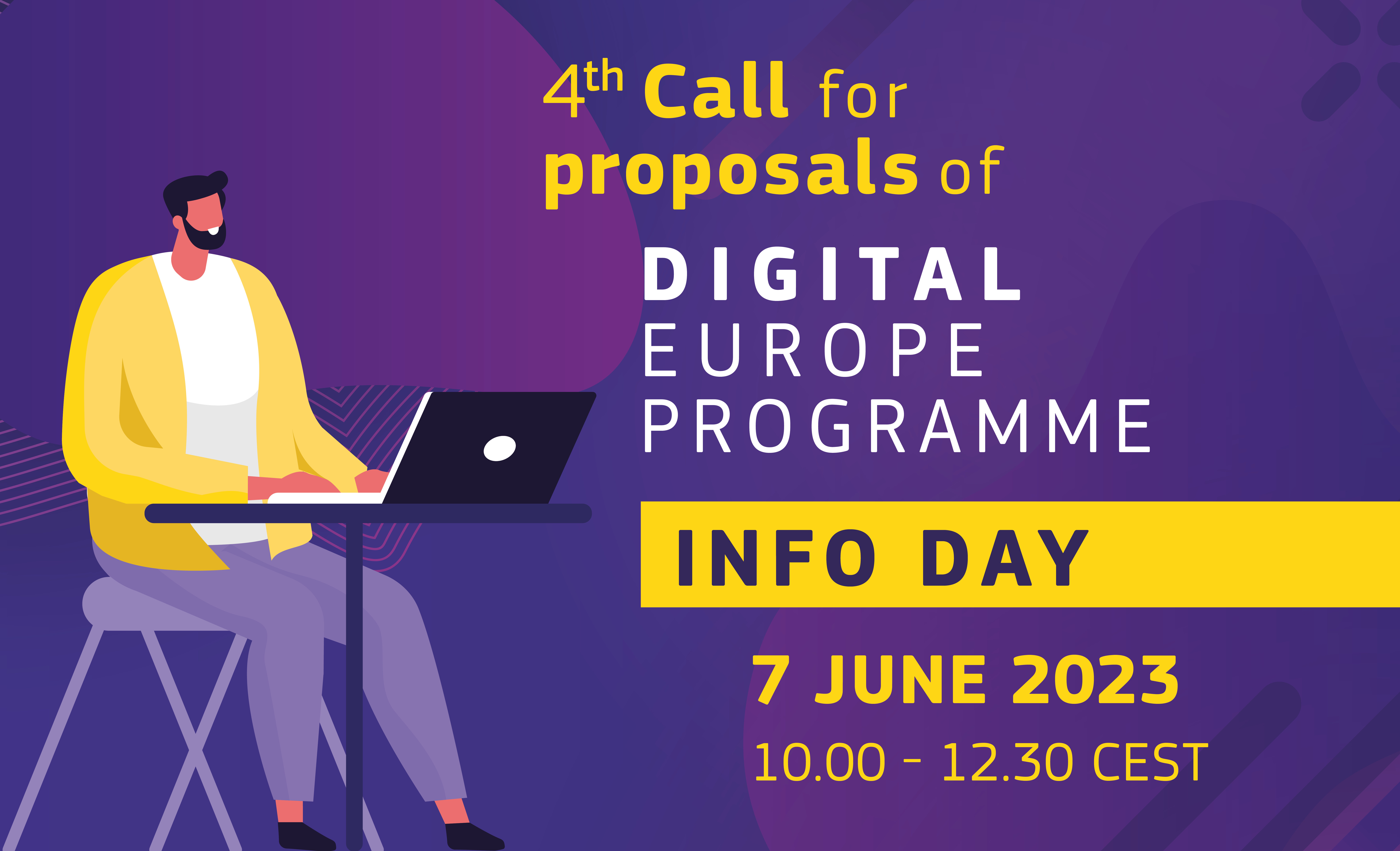 Join our Info Day on 7 June at 10:00 (CEST) - 4th call for proposals under the Digital Europe Programme