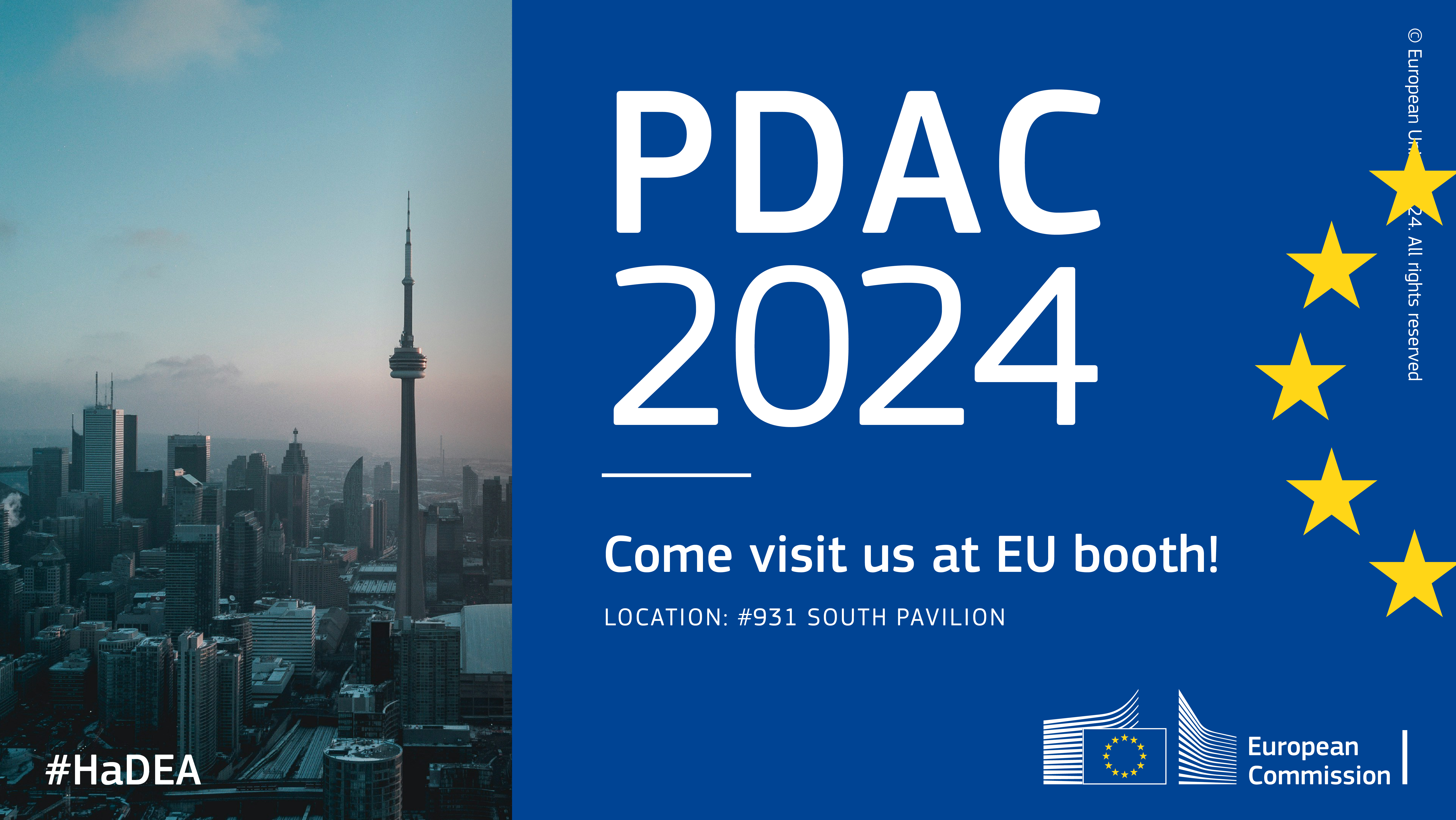 PDAC 2024 - come and visit us at EU Booth!
