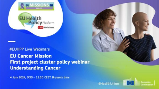 EU Cancer Mission first project cluster policy webinar