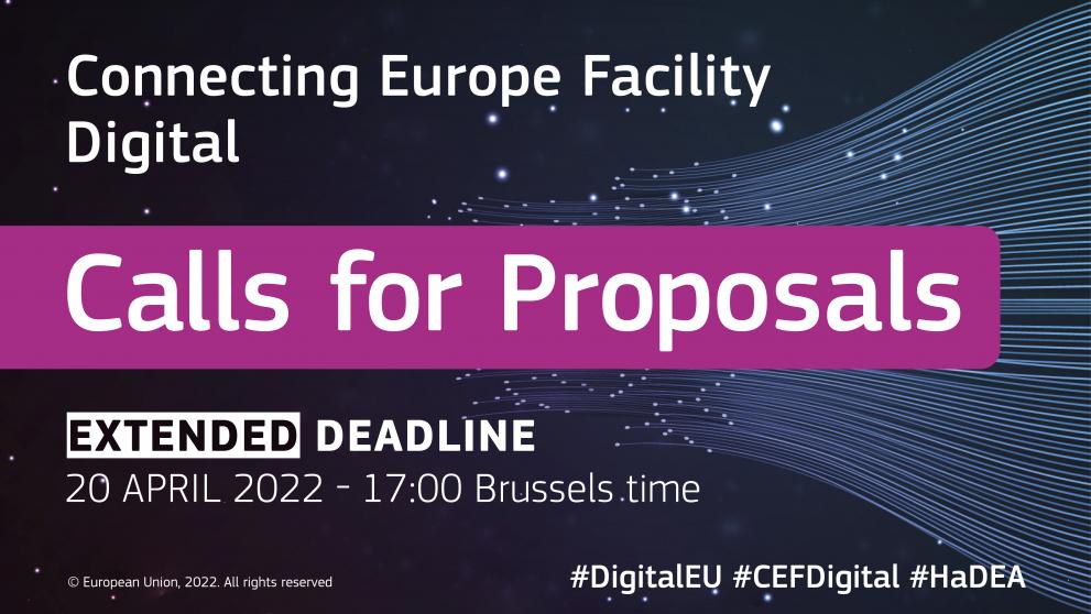 CEF Digital Calls - extended deadline