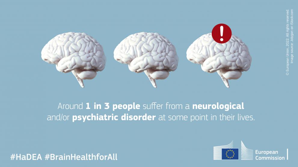 Around 1 in 3 people suffer from a neurological and/or psychiatric disorder at some point in their lives