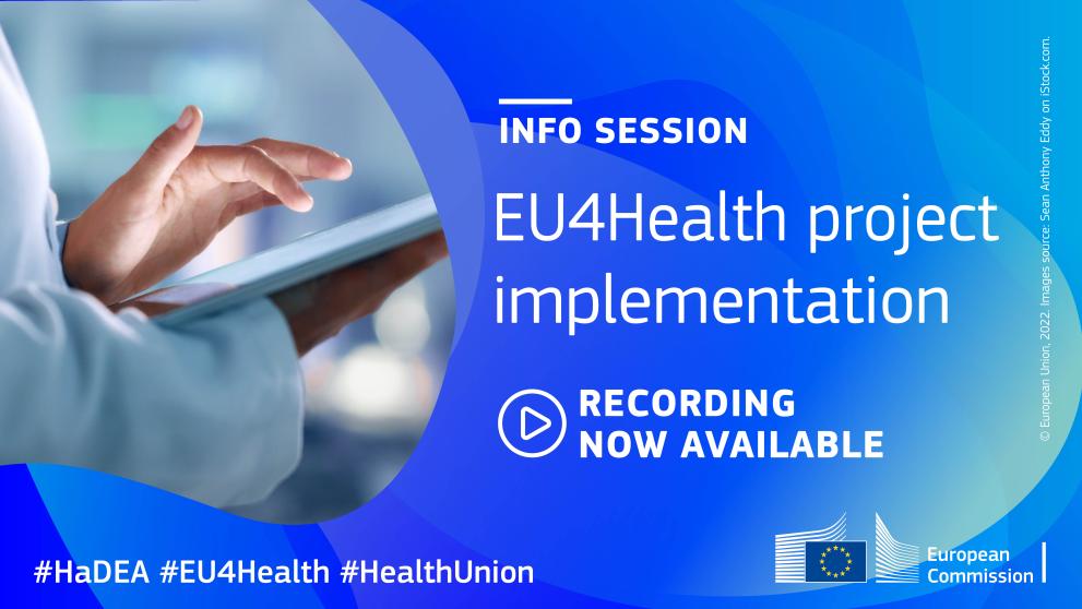 EU4Health project implementation info session