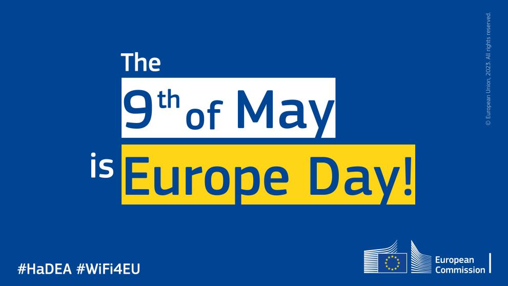 It's Europe day! Let’s celebrate Europe and get connected with WiFi4EU