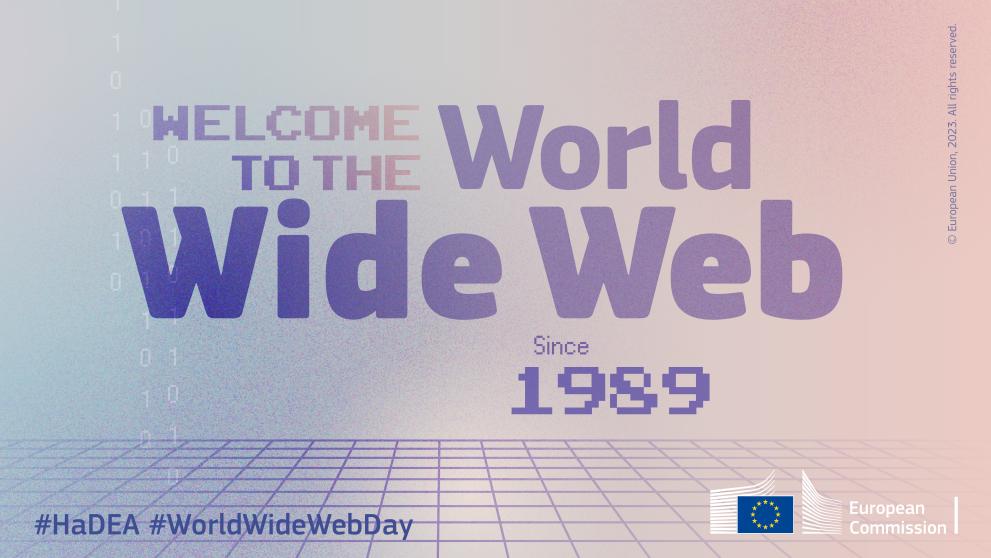 Welcome to the World Wide Web since 1986 - coryright EC, 2023, all rights reserved. #hadea #worldwidewebday