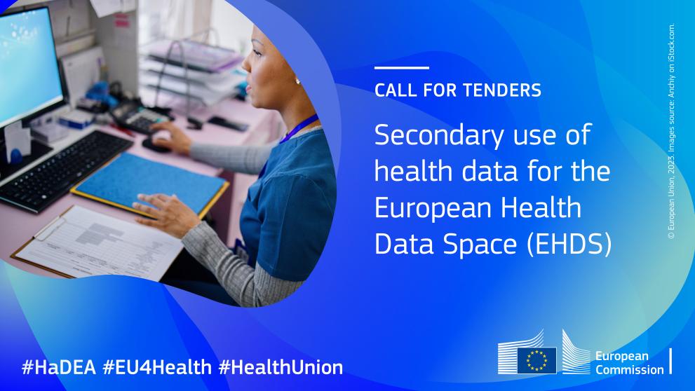 EU4Health tender secondary use of health data 2023