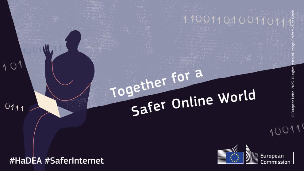 7 September is International Day of Police Cooperation. Under the Digital Europe Programme, HaDEA is managing Safer Internet projects that are providing information, advice and assistance to children, young people, parents, teachers, and carers on internet safety. 