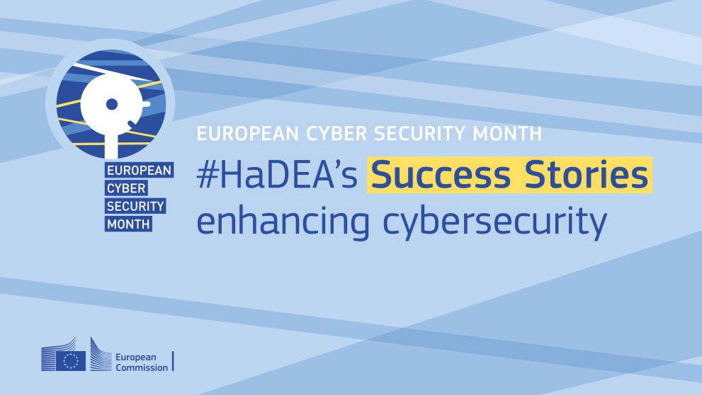 October is Cyber Security Month. HaDEA has been funding 46 CEF-projects to enhance the cybersecurity of critical infrastructures in the energy, health, finance, transport, and water supply sectors.