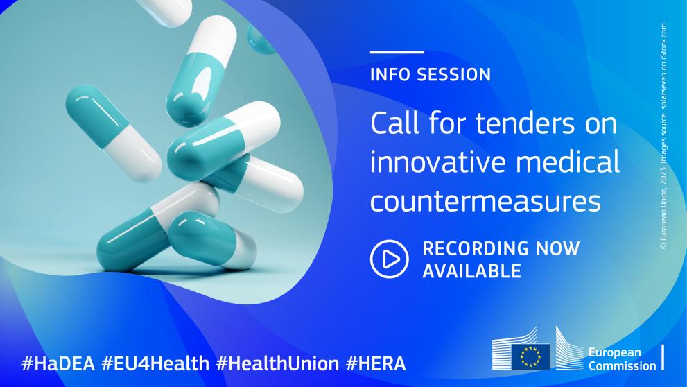 Recording Now Available: Info Session On EU4Health Call For Tenders On ...