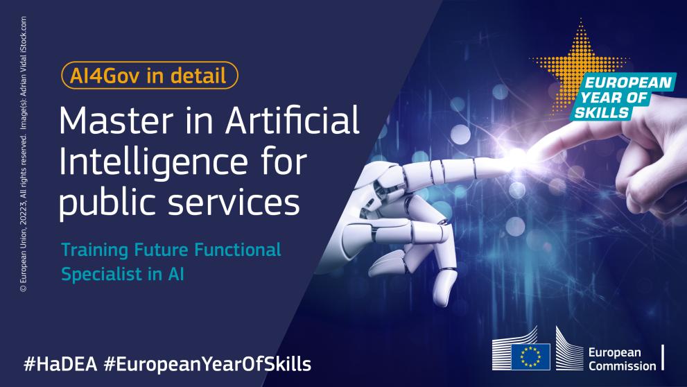 European Year of Skills: Master in Artificial Intelligence for Public Services