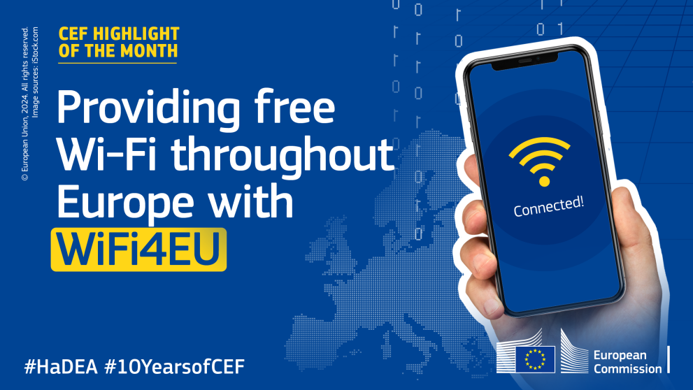 CEF CEF Highlight of the Month: providing free Wi-Fi throughout Europe with WiFi4EU
