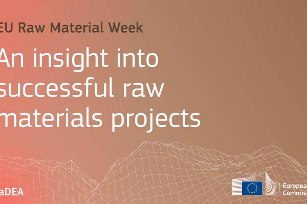 An insight into successful raw materials week projects