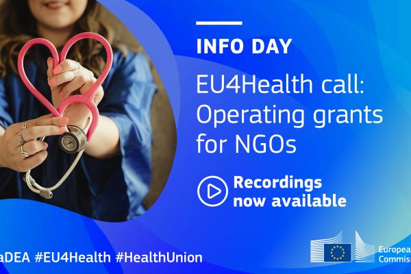 EU4Health NGO call info session recordings