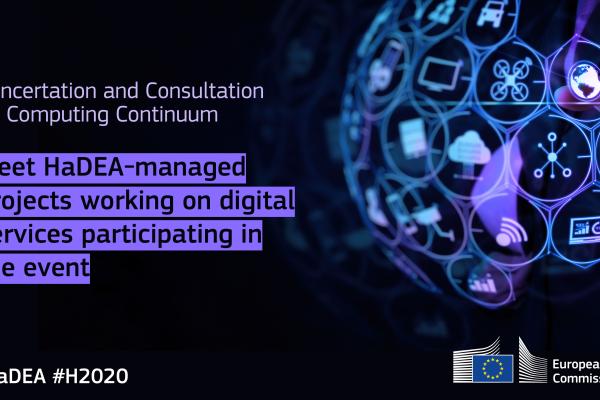 Concertation and Consultation on Computing Continuum – meet HaDEA-managed projects working on digital services participating in the event