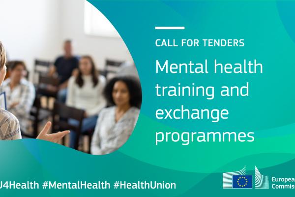 mental health professionals EU4Health tender 2023
