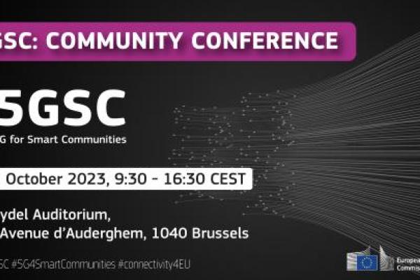 5GSC Community Conference - 11 October from 9:30 to 16:30 CEST