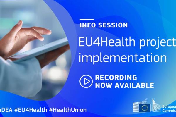 Info session on EU4Health project implementation