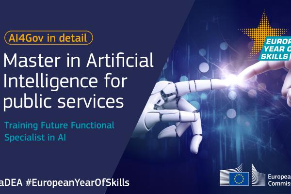 European Year of Skills: Master in Artificial Intelligence for Public Services